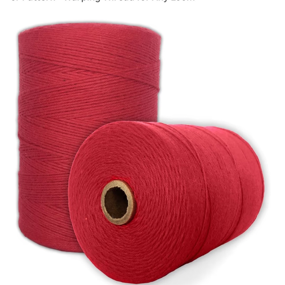 Premium Cotton Yarn Set - Black, white, brown, amethyst, Red - Picture 3 of 10